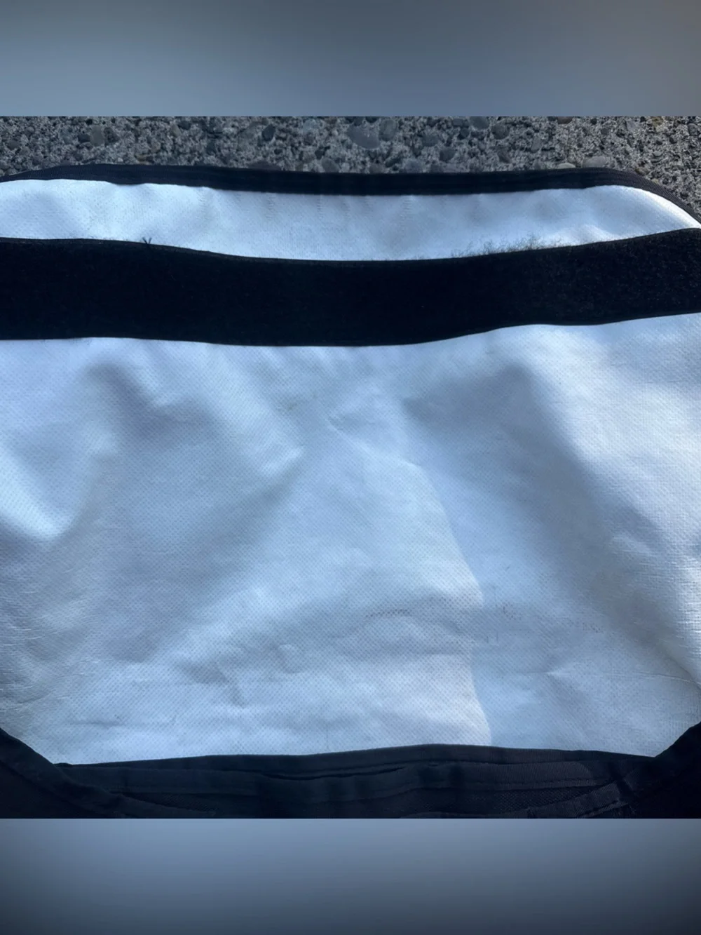 CHROME Nylon Messenger Bag Black Shoulder Cycling Commuter Bag Used